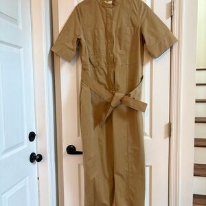COS cotton Tan Women's Jumpsuit size 10